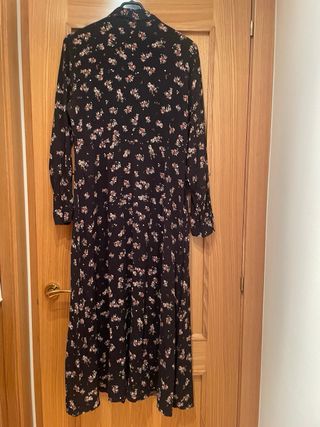 Vestido camisero estampado floral