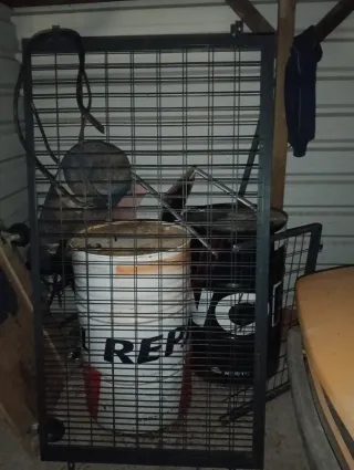 Valla de acero galvanizado y pintado