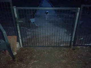 Valla de acero galvanizado y pintado