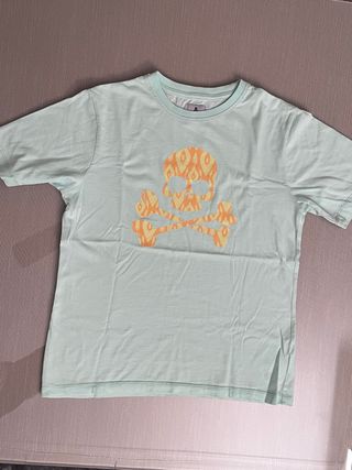 Camiseta Scalpers Calavera Naranja Talla M 165cms
