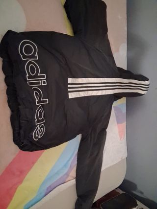 Chaqueta Adidas Negra con Capucha