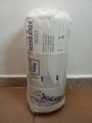 Edredón Blanco Cama 90 cm