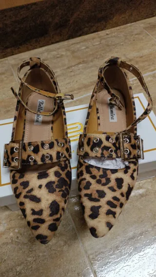 Manoletinas animal print Bellamica