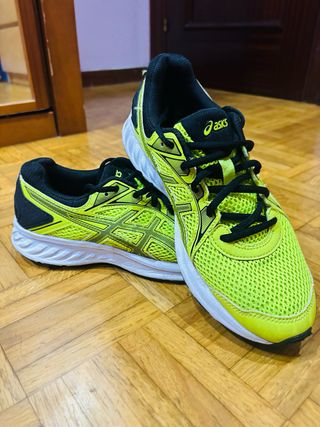 Zapatillas Asics Running Verde/Negro