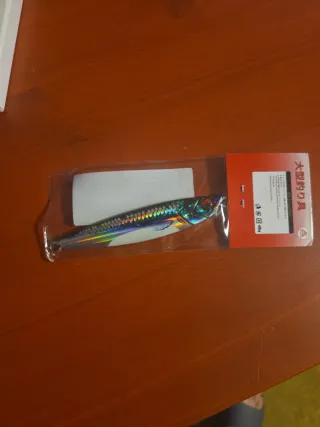 Señuelo Pesca Metal 80g Azul