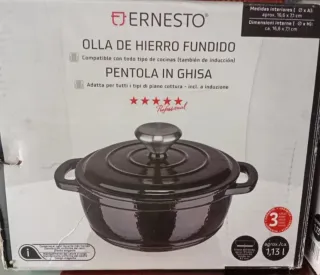 Olla hierro nueva