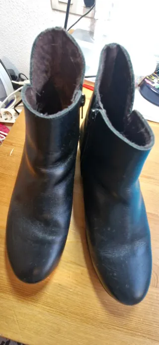 Botas de Piel Negras