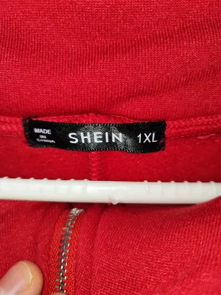 Sudadera Shein XL manga pelo animal print