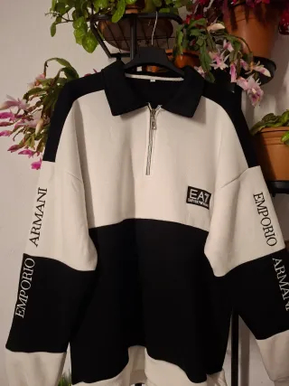 Jersey Emporio Armani Blanco y Negro