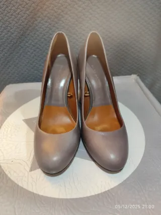Zapatos de tacón grises T.37