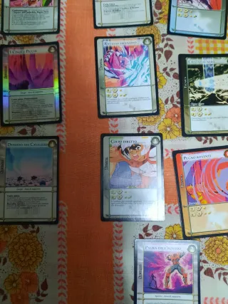 Lotto 21 carte Cavalieri dello Zodiaco