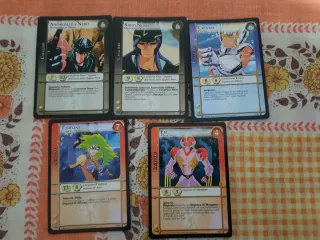 Lotto 21 carte Cavalieri dello Zodiaco