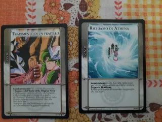 Lotto 21 carte Cavalieri dello Zodiaco