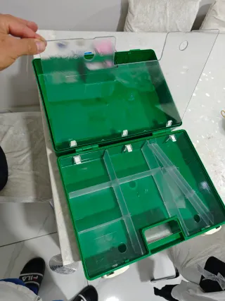 Cassetta porta minuteria verde