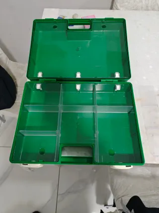 Cassetta porta minuteria verde