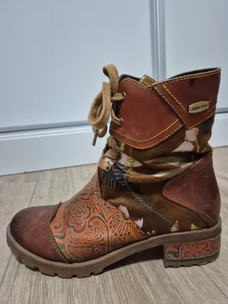 Botas Laura Vita Mujer Marrones Multicolor S
