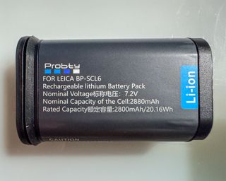 Probty Batteria Li-ion BP-SCL6 per Leica