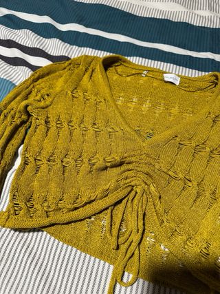 Jersey Bershka crop calado XS