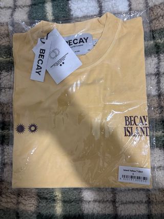 Camiseta Becay Island Amarilla Talla S