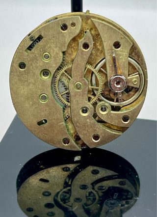 Movimiento reloj antiguo cuello cisne