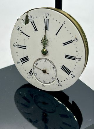 Movimiento reloj antiguo cuello cisne