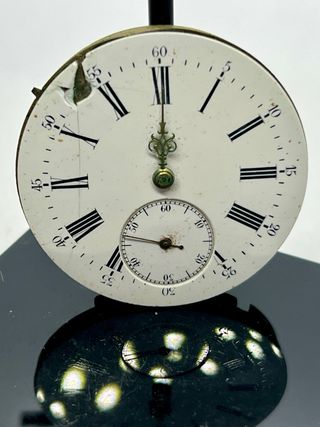 Movimiento reloj antiguo cuello cisne