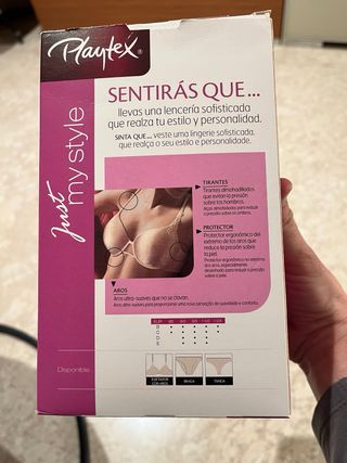 Sujetador Playtex sin aros 95C. SIN ESTRENAR.