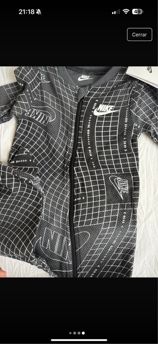 Pelele bebé Nike 3-6 meses