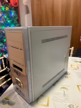 Torre PC Beige/Plata