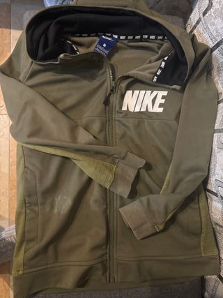 Chaqueta Sudadera Nike Verde Talla M