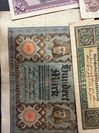 Colección monedas y billetes antiguos