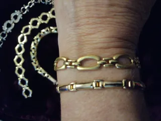 Pulseras Vintage dorado Plata