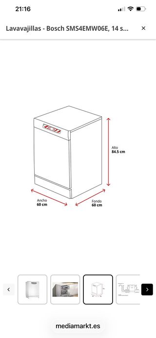 Lavavajillas Bosch Serie 4 14 servicio silenceplus