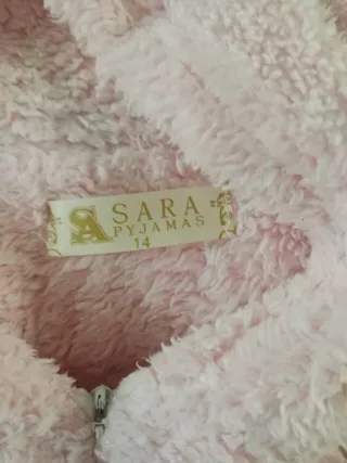 Pijama SARA ardilla rosa talla 14