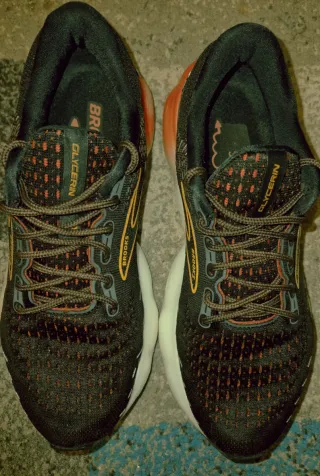 Zapatillas Brooks Glycerin Negro Naranja