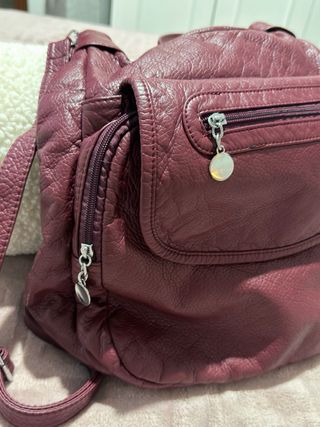 Bolso mochila burdeos