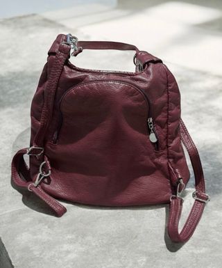 Bolso mochila burdeos