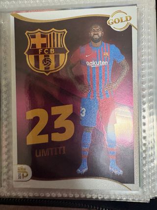 Cromo FCB Umtiti 23 Gold 21/22