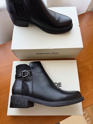 Botas pretas Seaside