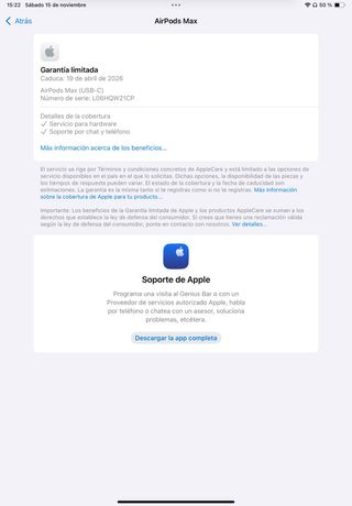 AirPods Max Plata y Blanco