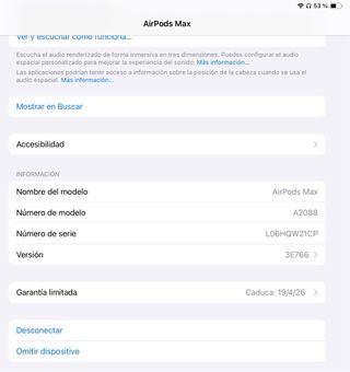 AirPods Max Plata y Blanco