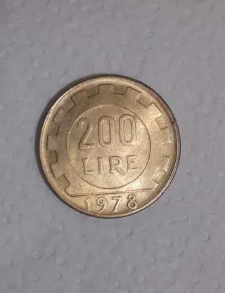 Moneda Antigua Extranjera, 200 LIRAS