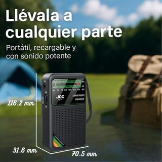 Radio Portátil JOC TG-77 FM AM SW