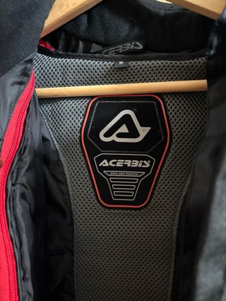 Chaqueta Moto Mujer Acerbis Negra