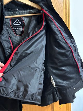 Chaqueta Moto Mujer Acerbis Negra