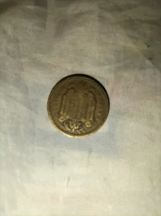 Moneda 1 Peseta 1944 Rara