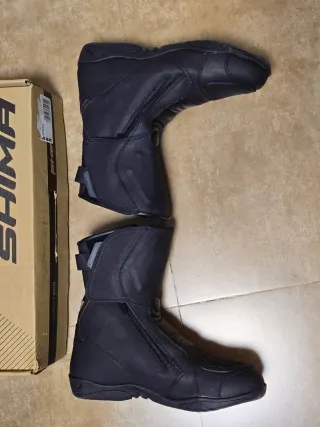 Botas de Moto Negras