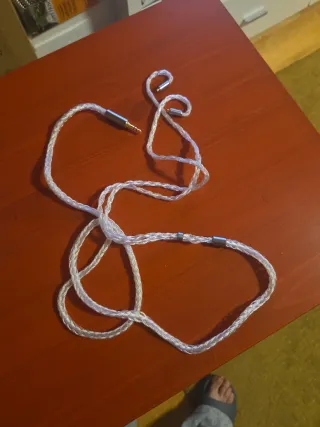 Cable de repuesto trenzado 8 núcleos para auricula