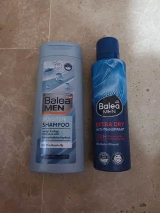 Balea Men Champú sensitive y Desodorante Antitrans