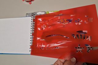 Blocco disegni auto sportive con stencils e sticke